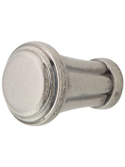 Luxor Small 7/8 inch Cabinet Knob in Antique Pewter.